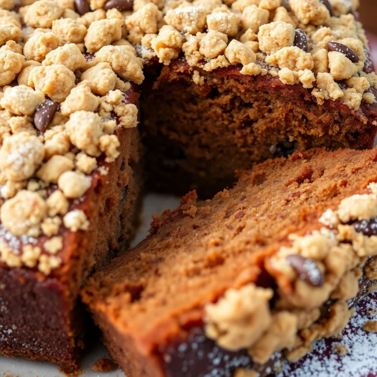 Gingerbread Cake with Crumb Topping