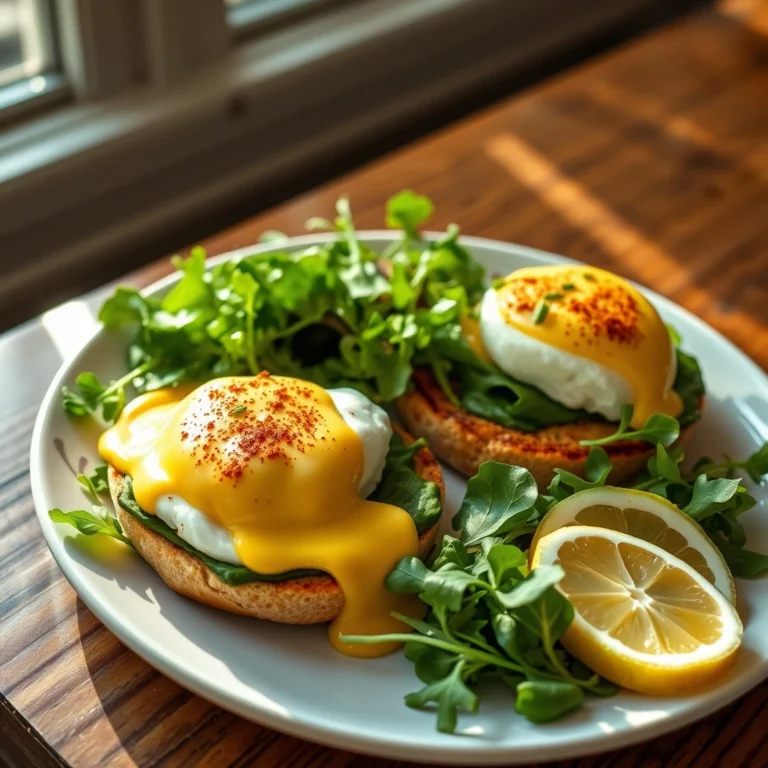 Swiss Chard and Eggs Benedict