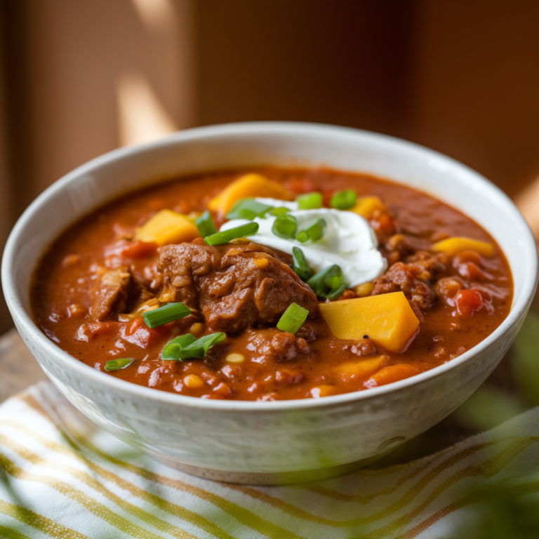 beef and pumpkin chili