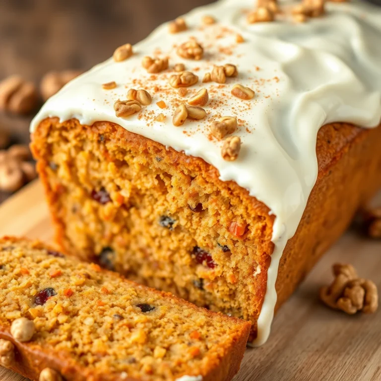 Carrot cake loaf