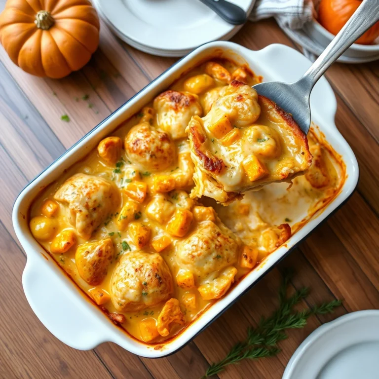 chicken and pumpkin bake