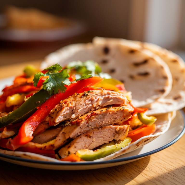 chicken fajitas