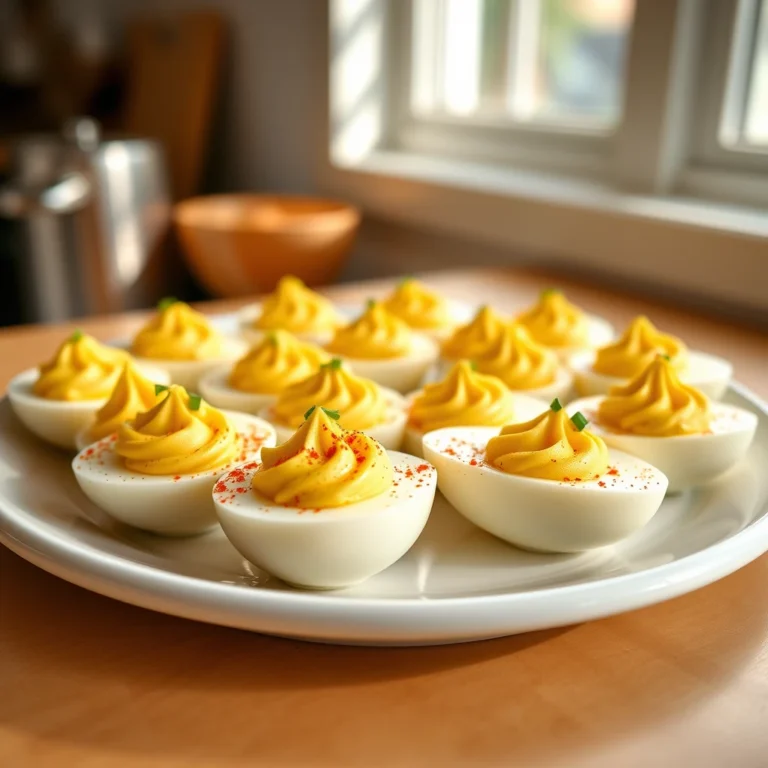 Classic Gluten-Free Deviled Eggs: A Timeless Appetizer.