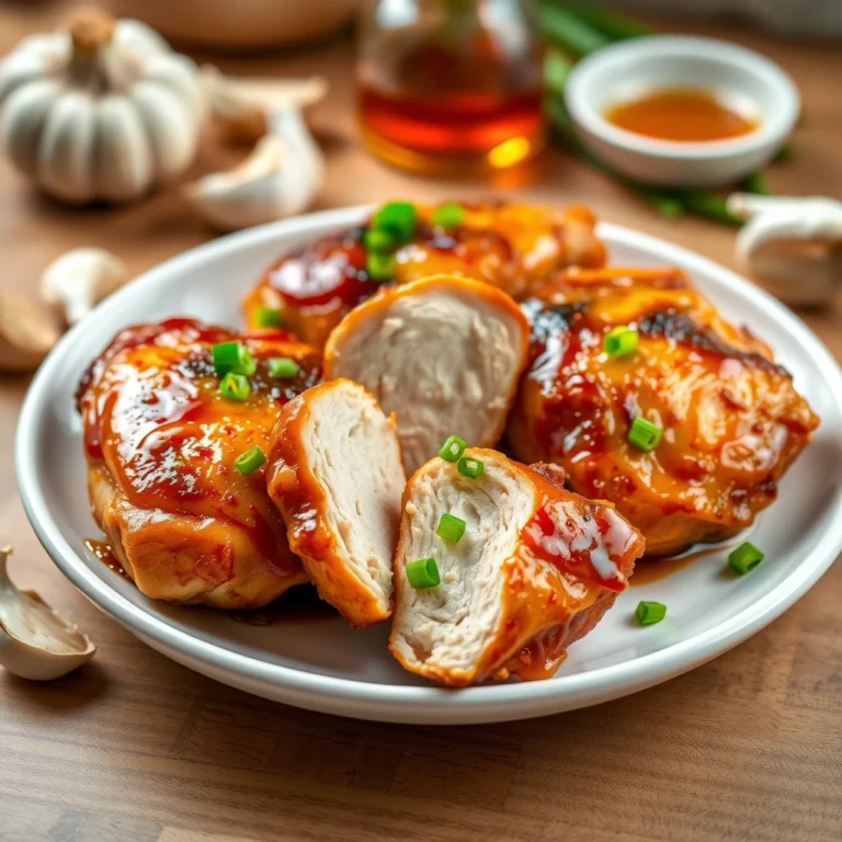 honey garlic chicken thighs