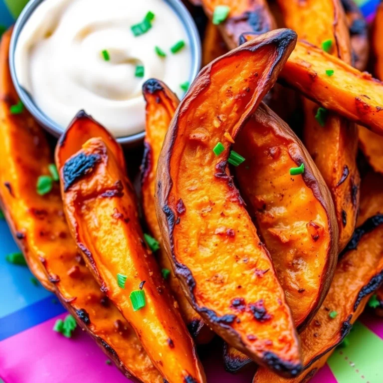 spicy sweet potato wedges