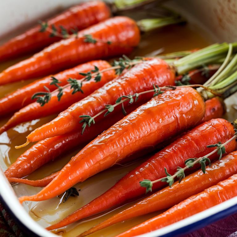 roasted carrots glazed