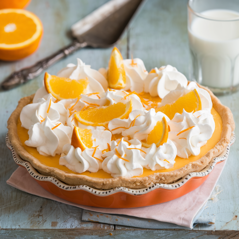 Orange Creamsicle Pie