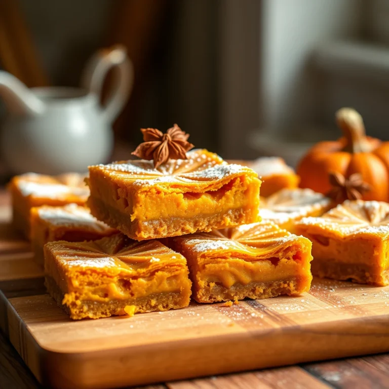 Pumpkin Gooey Butter Bars