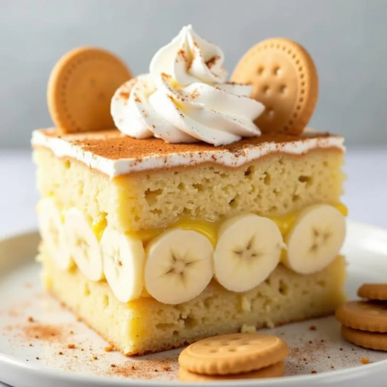 Best & Easy Banana Pudding Poke Cake Recipe