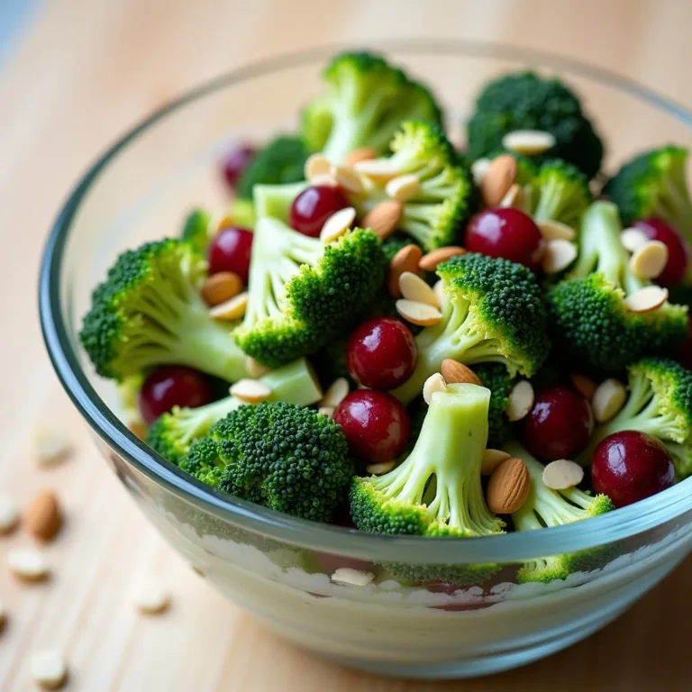 Broccoli Cranberry Salad Recipe: Easy & Delicious