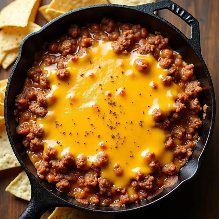 Cheesy Skillet Taco Dip: Easy & Delicious Party Appetizer