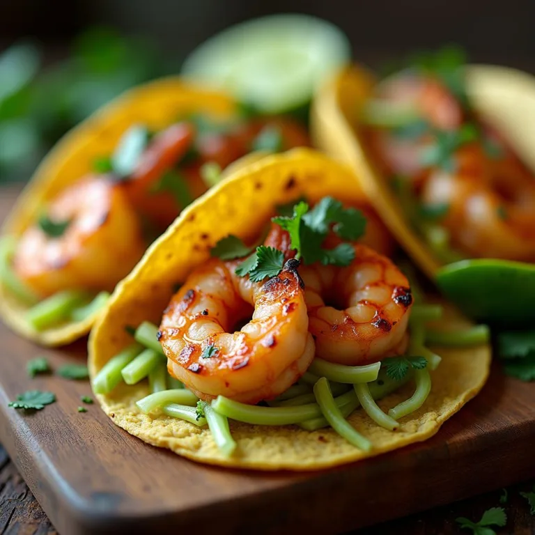 Cilantro Lime Shrimp Tacos