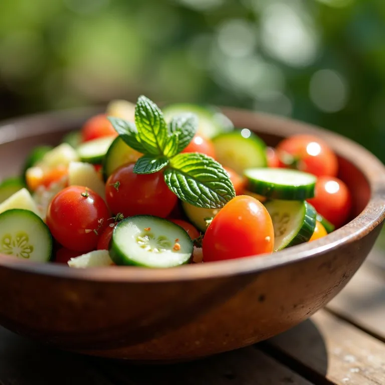 Cucumber Tomato Salad