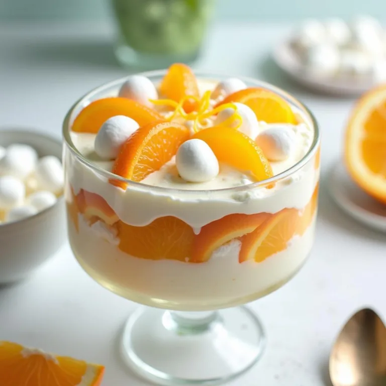 Orange Creamsicle Salad Recipe: Easy & Creamy Dessert