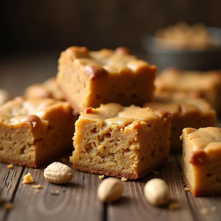 Peanut Butter Blondies Recipe: Easy & Gooey Bars