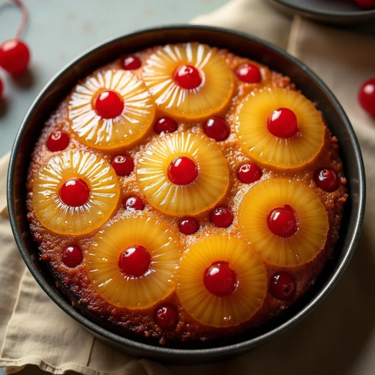 Pineapple Upside Down Cake: Easy Recipe & Classic Dessert