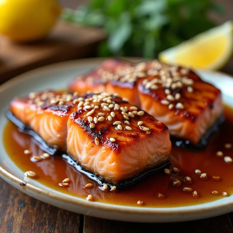 Sesame Grilled Salmon