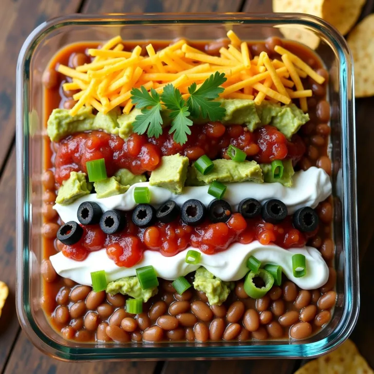 Seven-Layer Dip Recipe: Easy & Delicious Classic