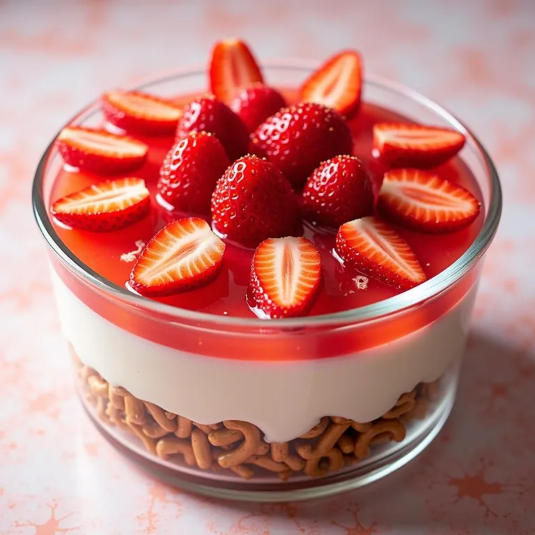 Strawberry Pretzel Salad: Easy & Delicious No-Bake Dessert Recipe